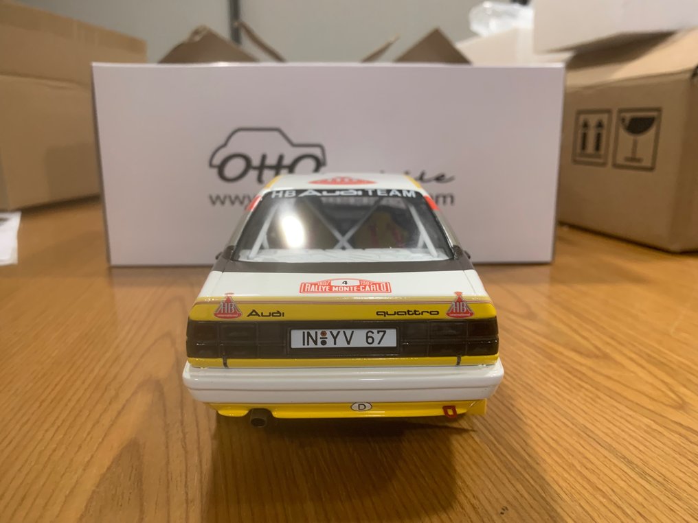 Otto Mobile 1:18 - Modell autó - AUDI 200 QUATTRO - Rally Monte Carlo 1987 - Walter Rohrl / Christian Gesitdorfer #3.1