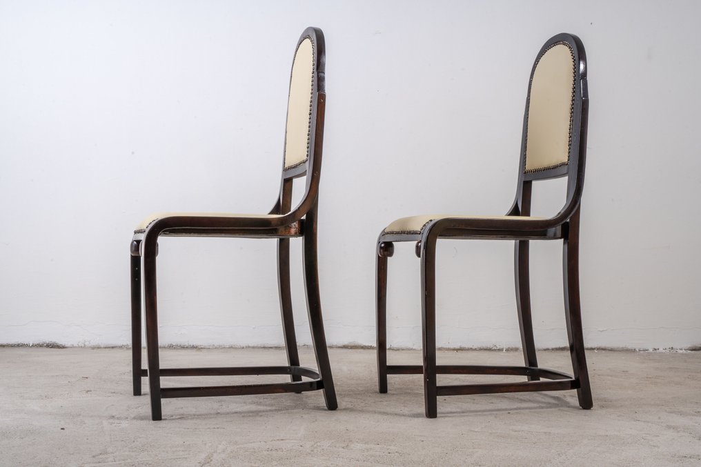J.&J. Kohn - Josef Hoffmann - Chair (2) - Beech #3.1