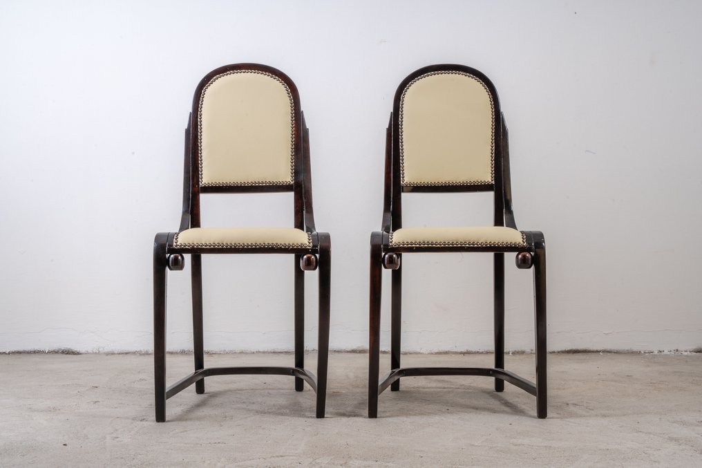 J.&J. Kohn - Josef Hoffmann - Chair (2) - Beech #1.1
