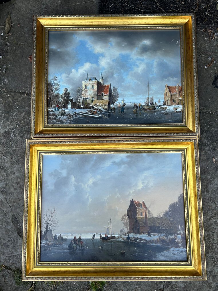A De Groote (XX) - Dutch winter scenes #2.1