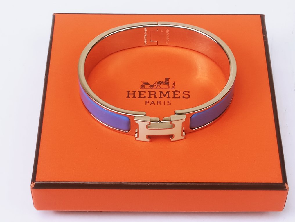 Hermès - Émail de plaque de métal - Bracelet #2.1
