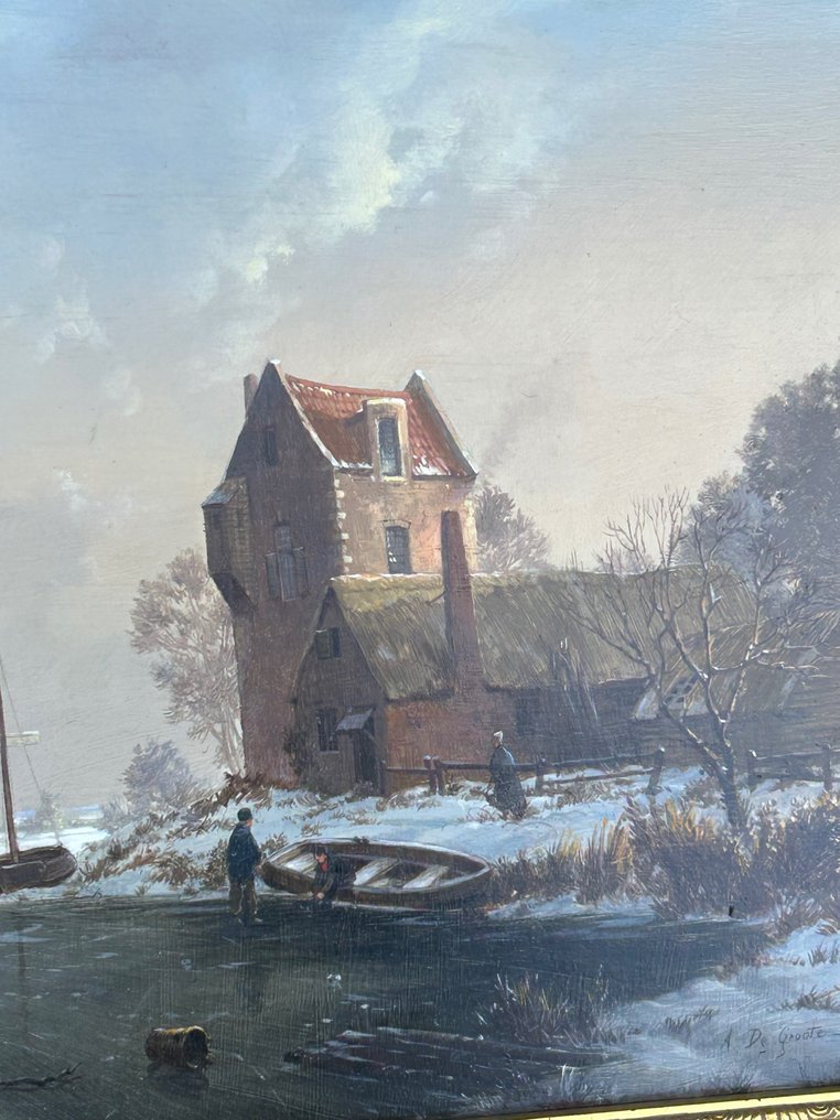 A De Groote (XX) - Dutch winter scenes #2.2