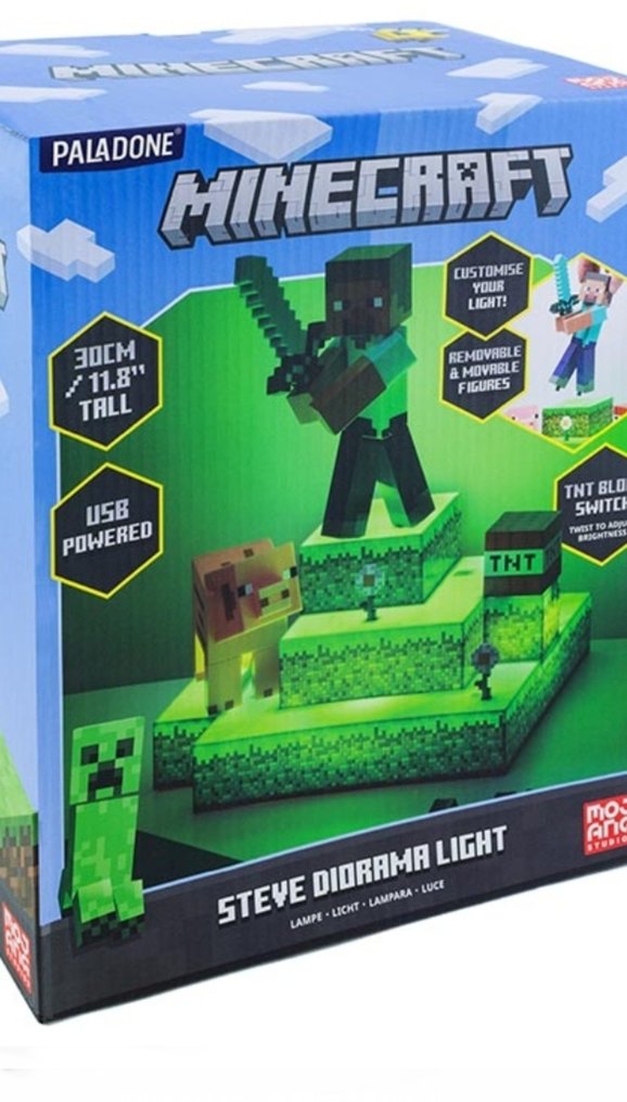 lampada Minecraft figural ( originale ) - Cartel luminoso - Plástico #1.2