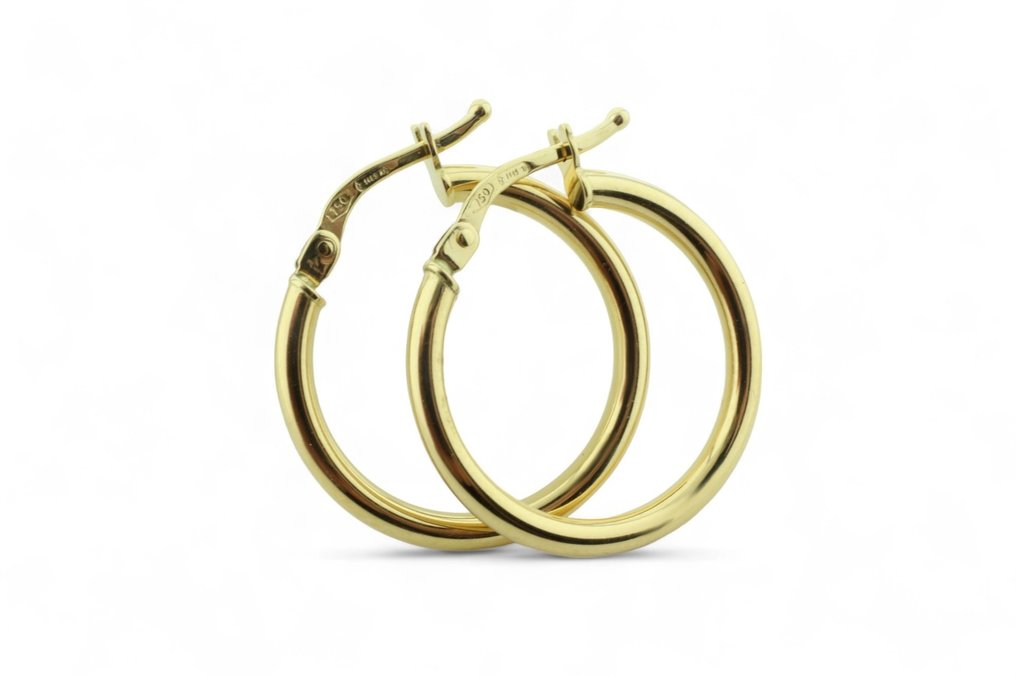 沒有保留價 - 耳環 - 18 克拉 黃金 #2.1