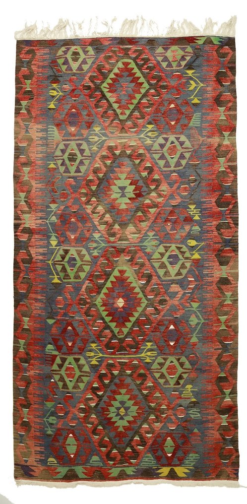 Usak - 凯利姆平织地毯 - 320 cm - 168 cm #1.1