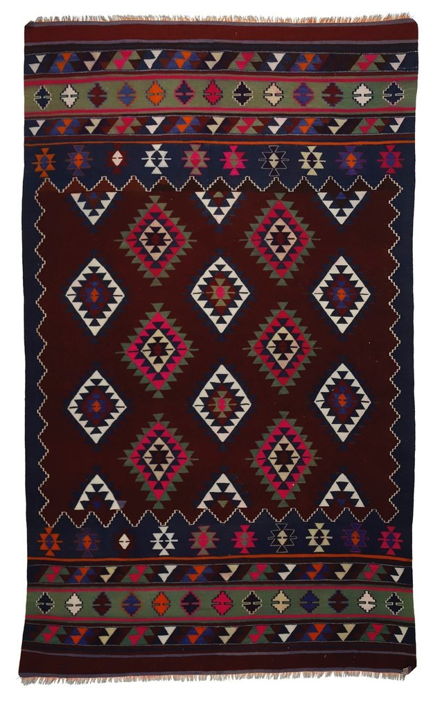 Usak - 凯利姆平织地毯 - 264 cm - 173 cm #1.1