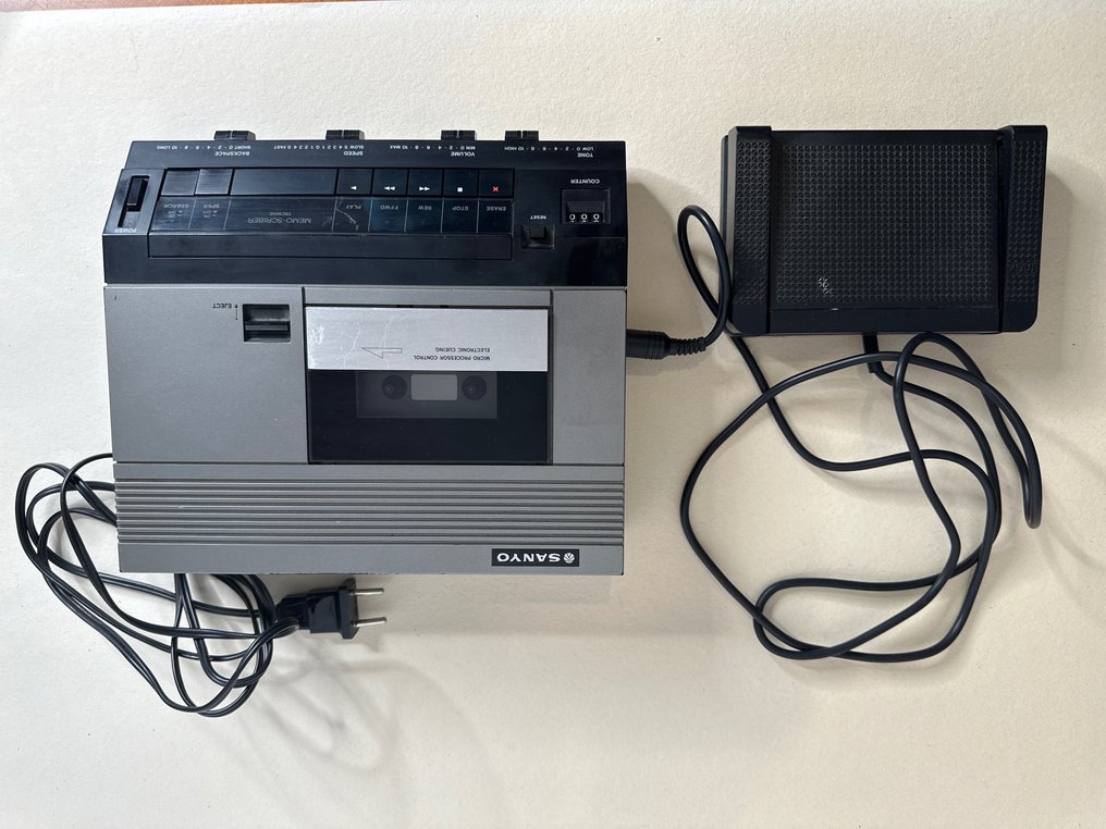 Sanyo TRC9010 MemoScriber Cassette recorderplayer Catawiki