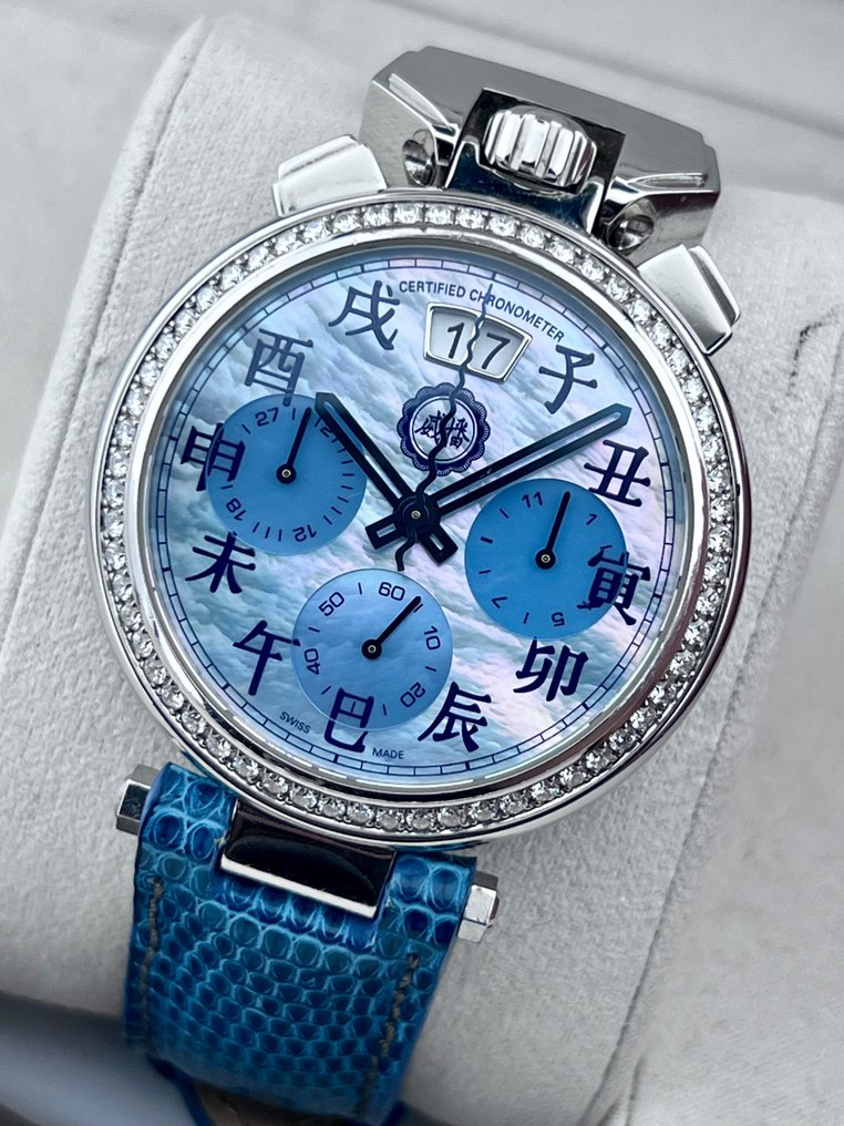 Bovet - Sportster Automatic Chronograph Daimond Mother of Pearl Dial - C803 - Unisex - 2011-σήμερα #1.1