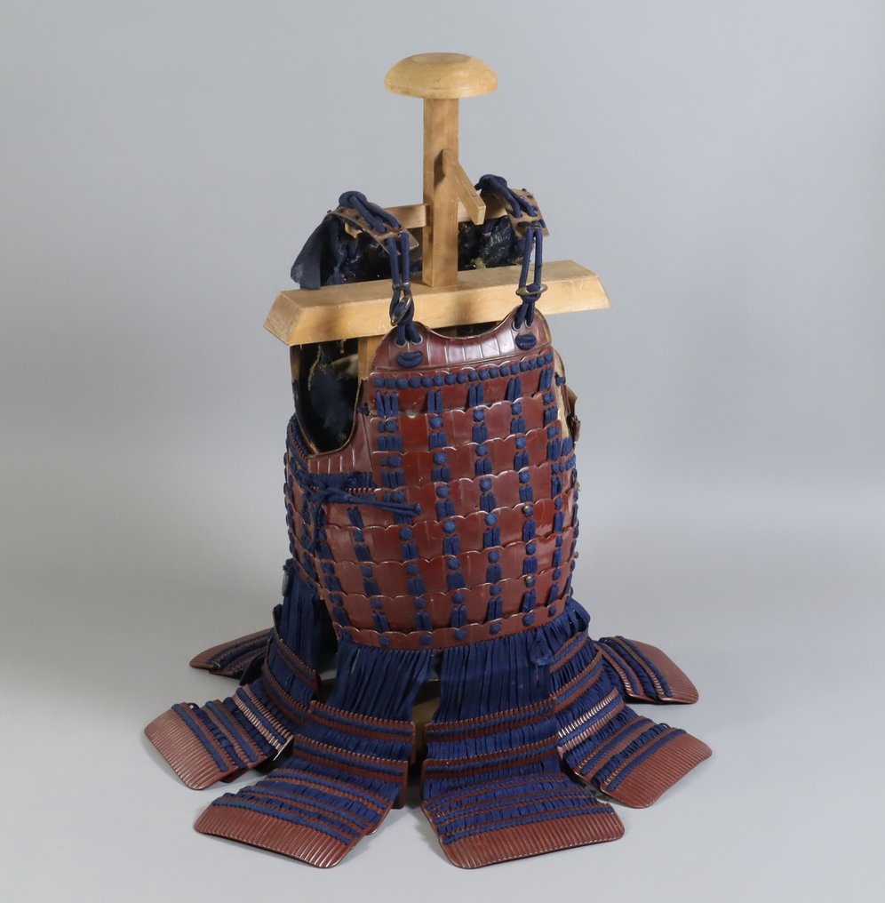 Páncélzat - Japán - Edo időszak Eredeti szamuráj mellkaspáncél (Kacchu 甲冑) #1.1