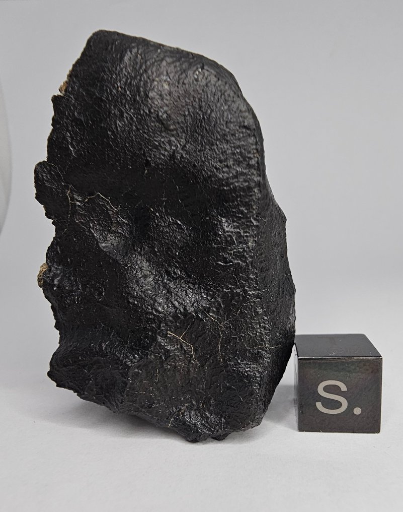 Αρειανός μετεωρίτης (Shergottite) Με νέα και υαλώδη κρούστα σύντηξης. - 48.13 g #1.1