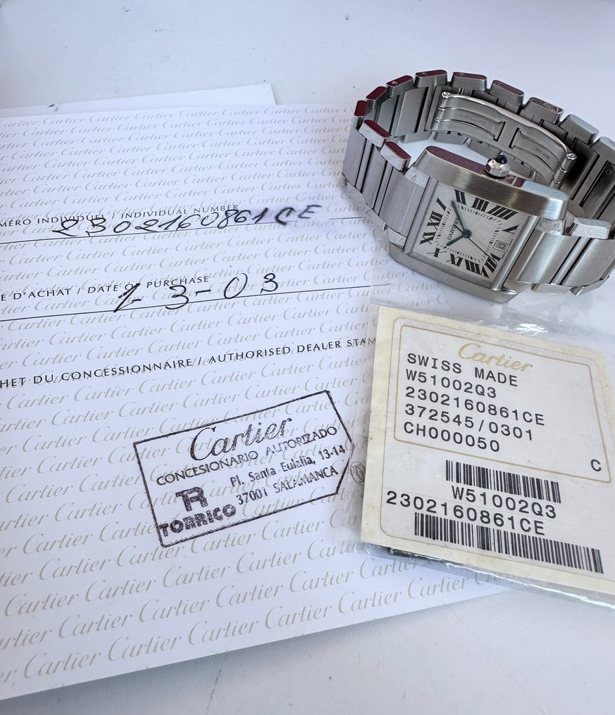 Cartier - Tank Francaise LM - 2302 - Unissexo - 2000-2010 #1.3