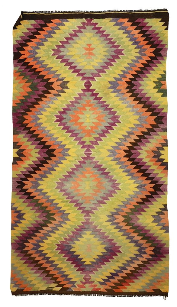 Usak - 凯利姆平织地毯 - 298 cm - 163 cm #1.1