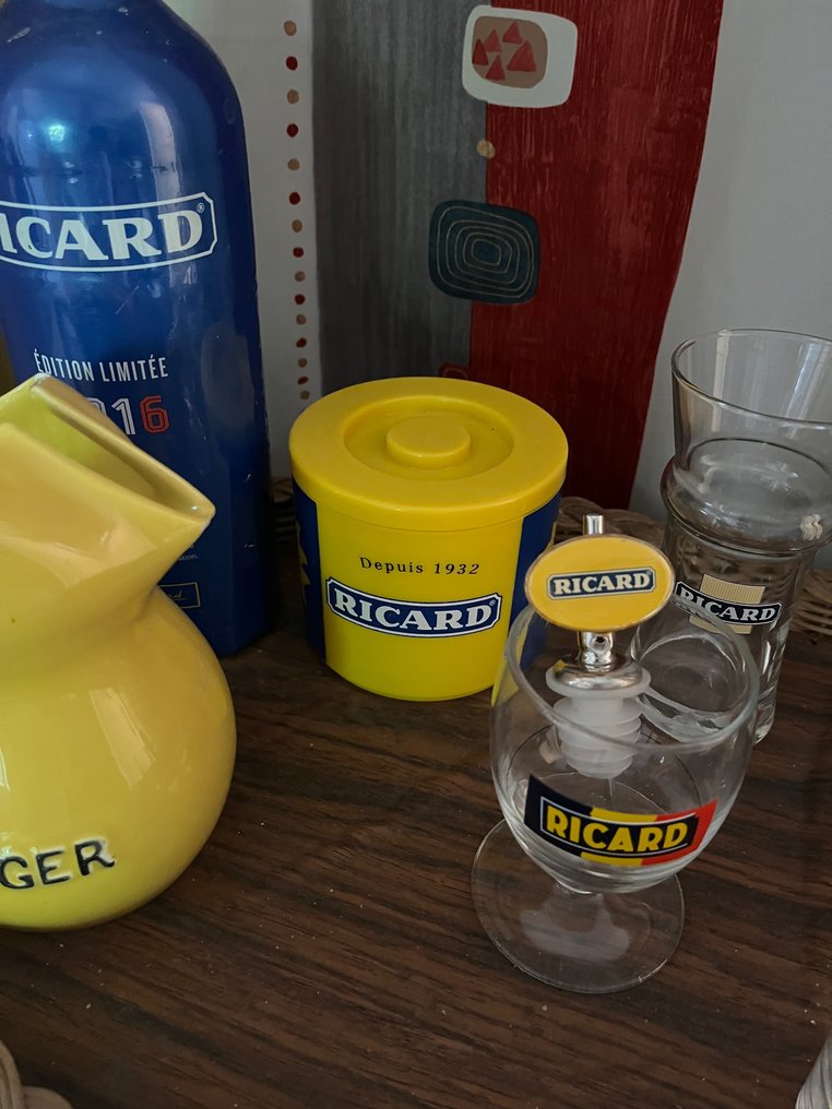 品牌商品系列 - 玻璃杯、2016 年收藏瓶和玻璃水瓶 - RICARD #3.2