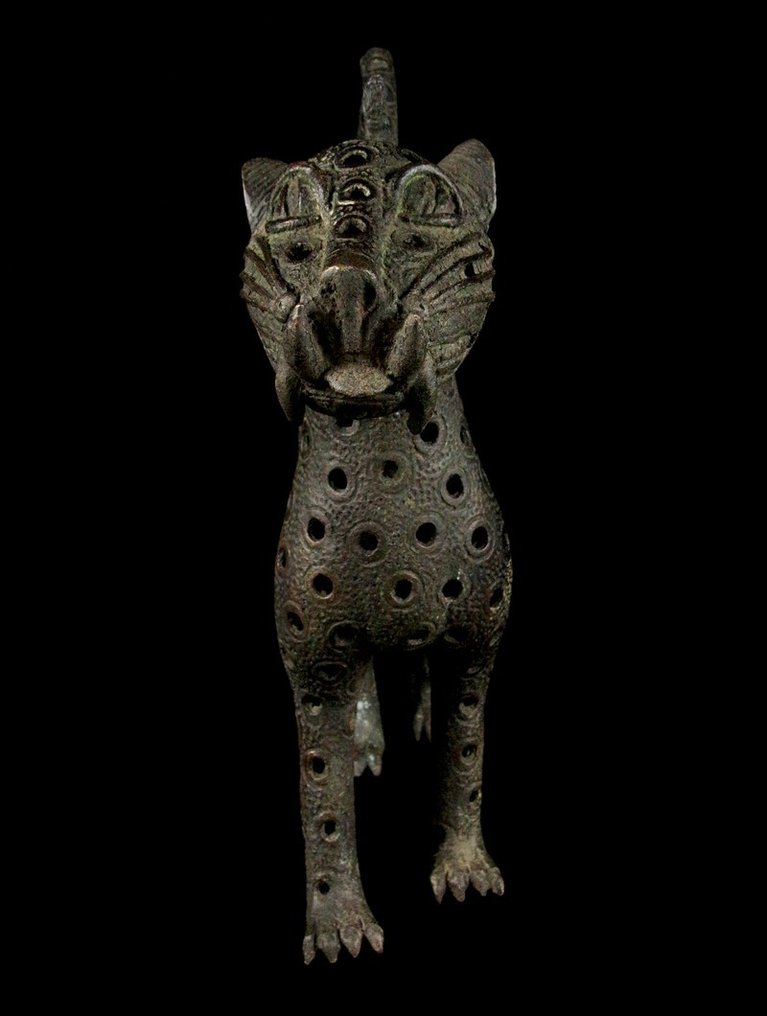 Léopard en bronze - Bini / Édu - Nigeria #2.1