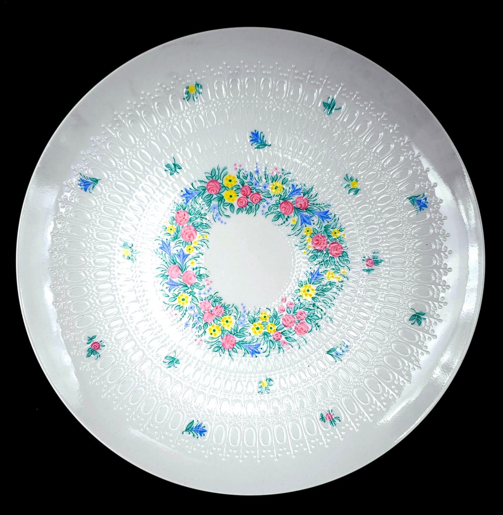 Rosenthal - Serviço de mesa (7) - Guirlanda (multicolor, romance) - Porcelana de ossos #3.2