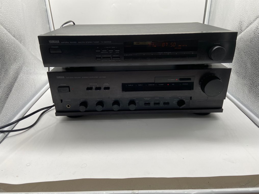 Yamaha - AX-530 Solid state integrated amplifier, TX-580 RDS Tuner - HiFi-Anlage #3.2