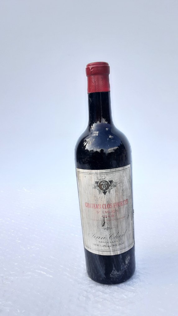 1943 Chateau Clos Fourtet - Saint-Émilion Grand Cru Classé - 1 Flaska (0,70 l) #1.1