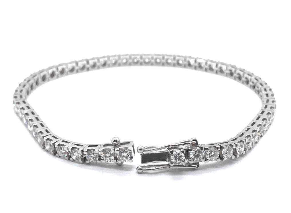 Bracelet - 18 carats Or blanc -  4.30ct. tw. Diamant  (Naturelle) #3.1