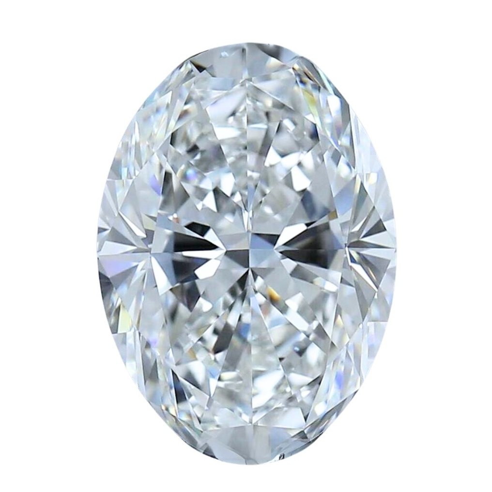 1 pcs Diamant  (Natuurlijk)  - 5.02 ct - Ovaal - F - VS1 - Gemological Institute of America (GIA) - Geweldige diamant #1.1