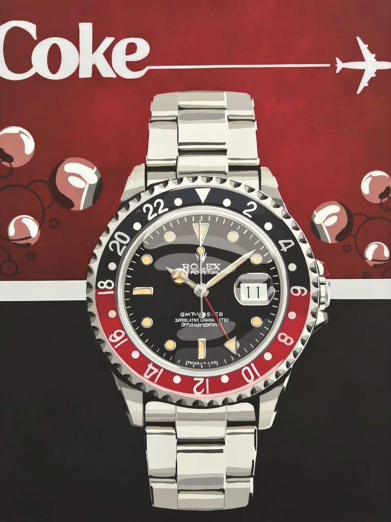 Rolex - Coke GMT Master 16700 - Art Work - 50x70cm #1.1