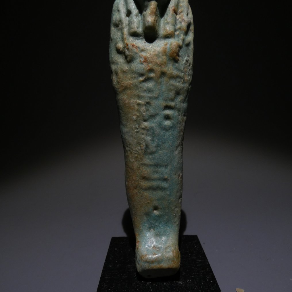 古埃及 沙卜蒂。 11.5 厘米高。晚期，公元前 664 - 332 年 玩具人偶 - 11.5 cm #2.1