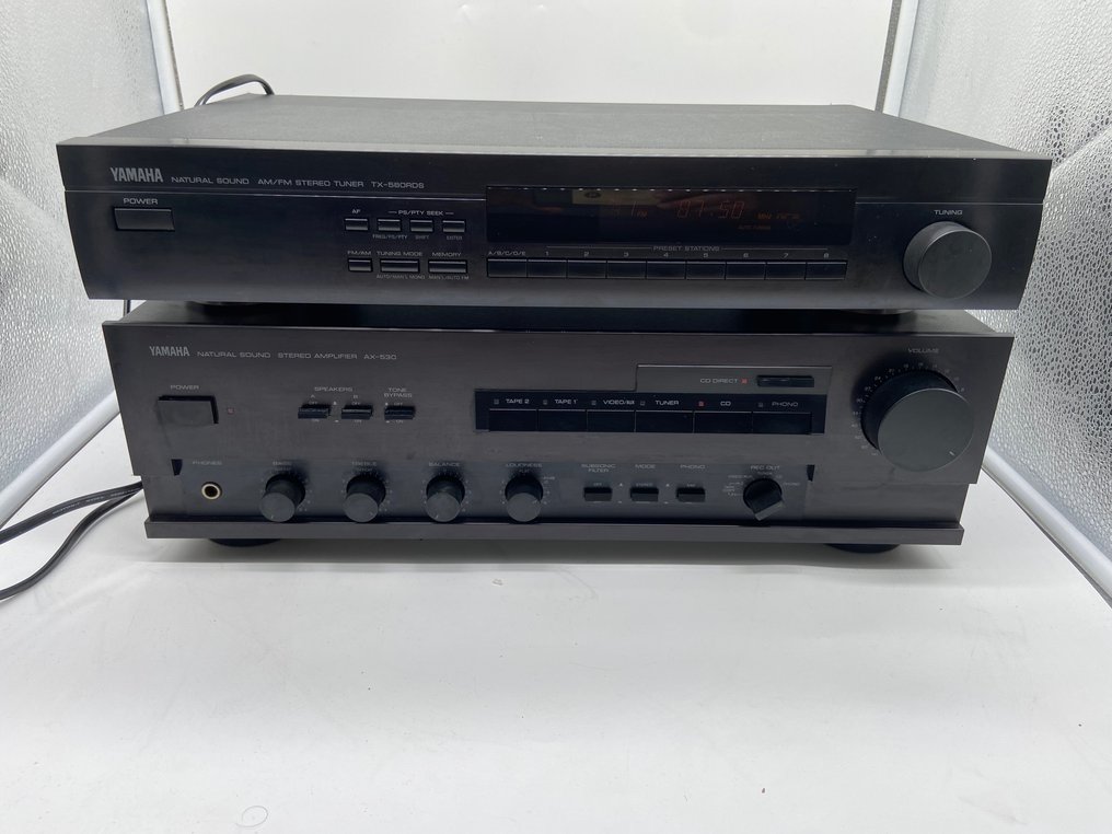 Yamaha - AX-530 Solid state integrated amplifier, TX-580 RDS Tuner - Hi-fi set #2.2