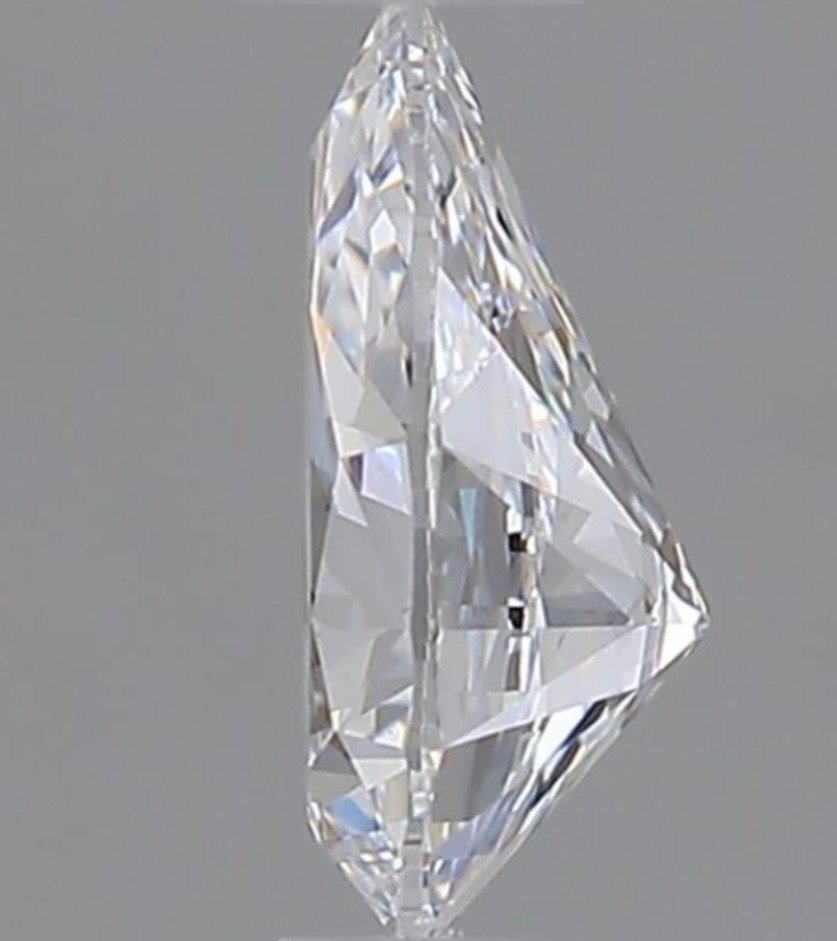 1 pcs Diamant  (Natur)  - 0.60 ct - Pære - D (farveløs) - VVS2 - Gemological Institute of America (GIA) - Eks Ex #1.2
