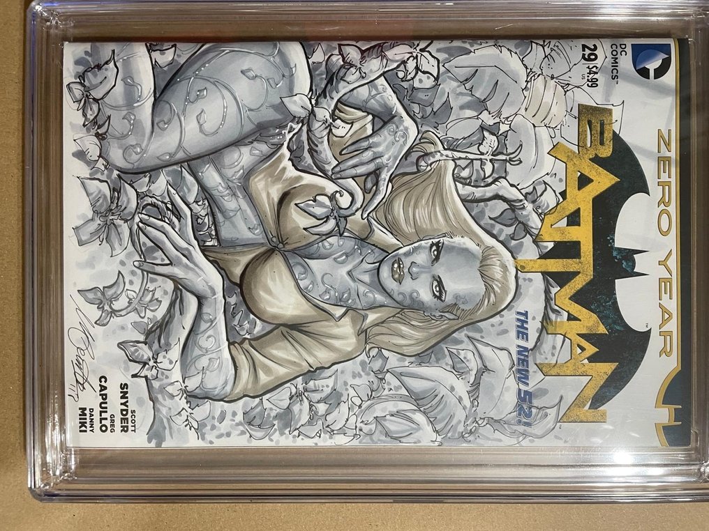 Batman #29 - Signed & Sketched on Front and Back Cover by Marco Santucci - CGC Signature Series - 1 Graded comic - 2014 - CGC 9,8 #2.3