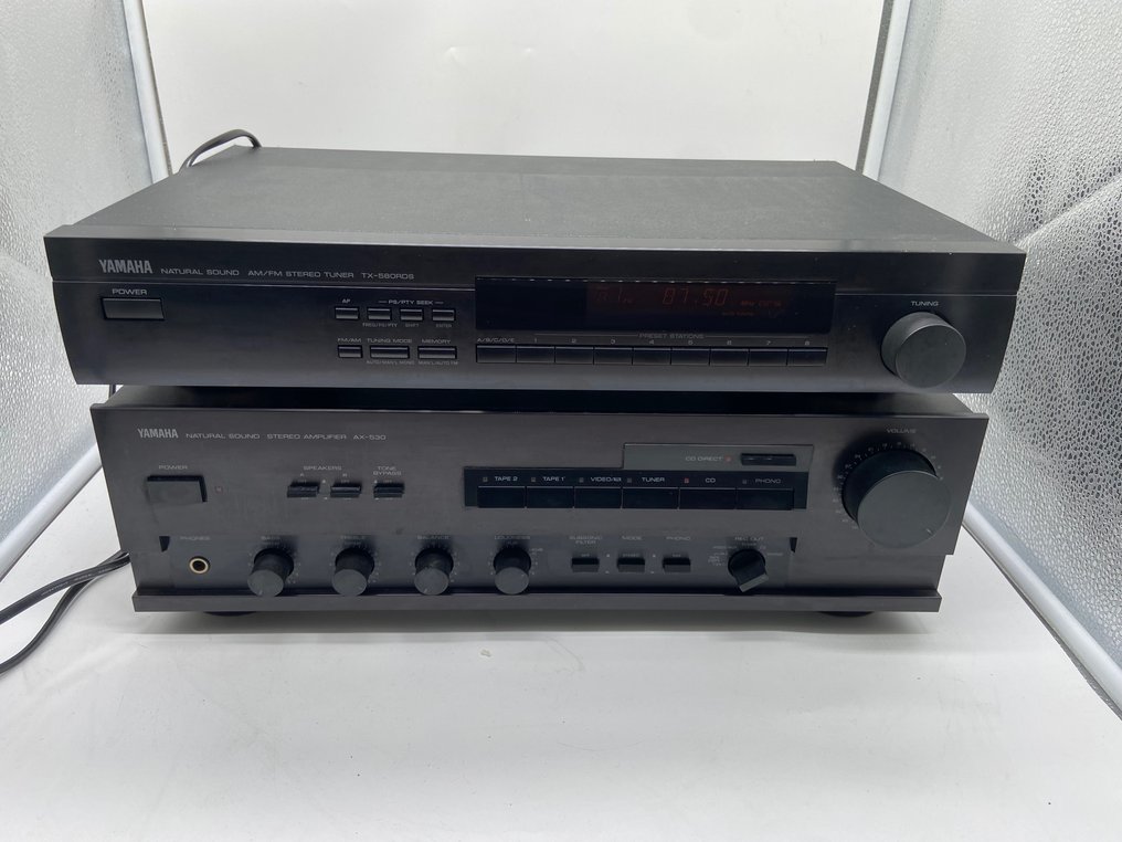 Yamaha - AX-530 Solid state integrated amplifier, TX-580 RDS Tuner - Hi-fi set #3.1