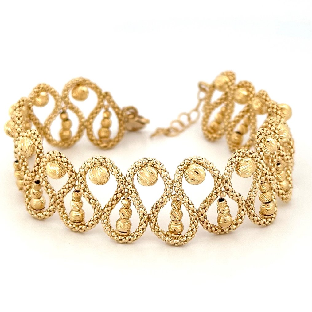 Collana “Gold Art” - 12.4 g - 17-19 cm - 18 Kt - Collar - 18 quilates Oro amarillo #1.1