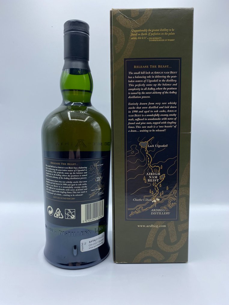 Ardbeg 1990 - Airigh Nam Beist - Original bottling  - b. 2007  - 70cl #2.1