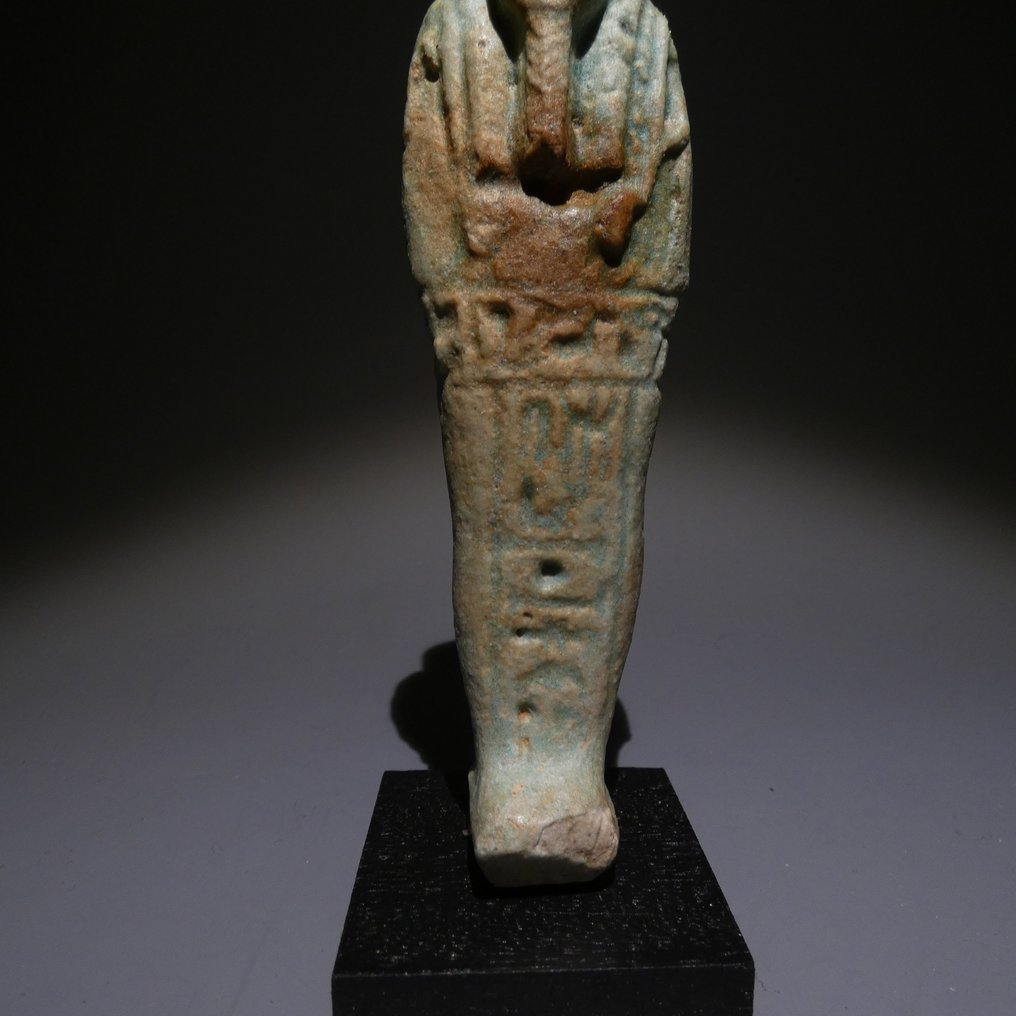 Antigo Egito, Pré-dinástico Shabti. 11,5 cm H. Período Tardio, 664 - 332 AC Figura - 11.5 cm #2.1