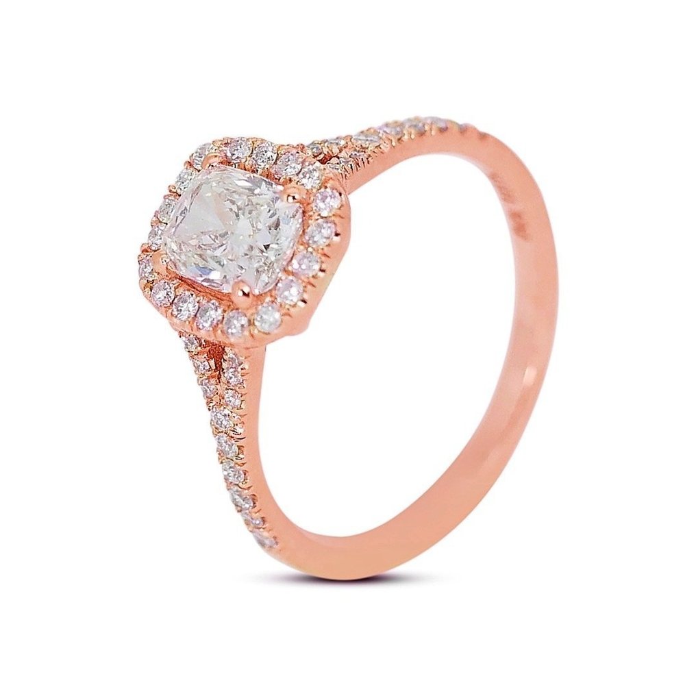 Inel - 18 ct. Aur roz -  1.88ct. tw. Diamant  (Natural) - Diamant - Diamant tăiat ideal #2.1