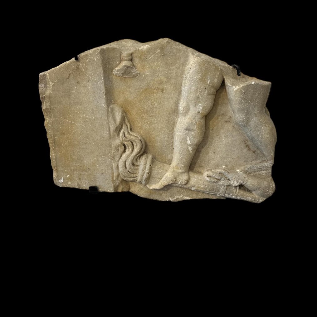 古羅馬 大理石 石棺浮雕——浮雕石棺。公元2世纪的罗马 - 40.5 cm #4.3