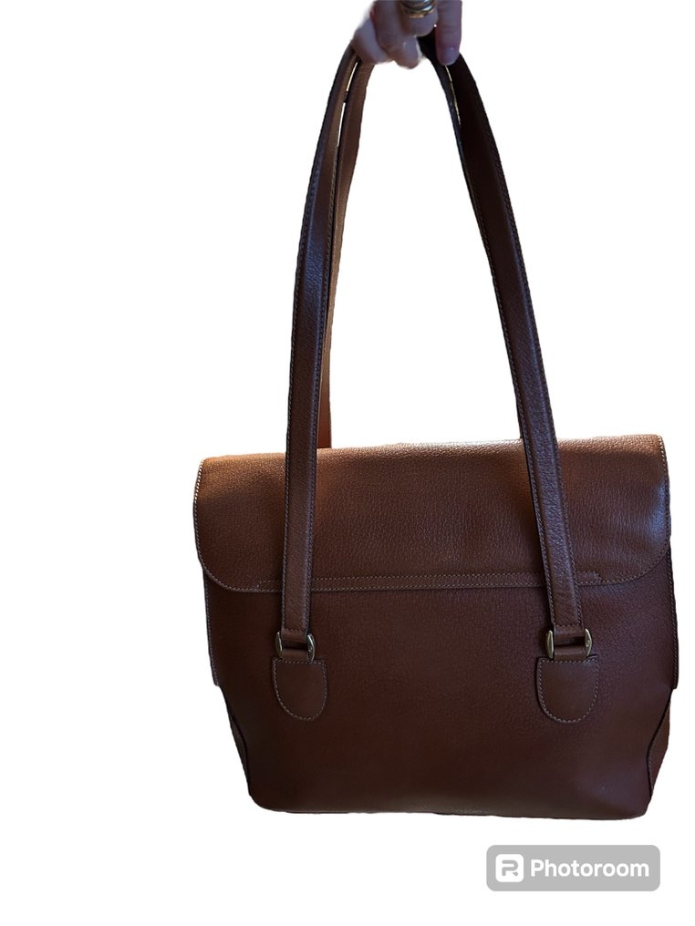 Gucci - leather push lock satchel - 挂肩式皮包 #1.2