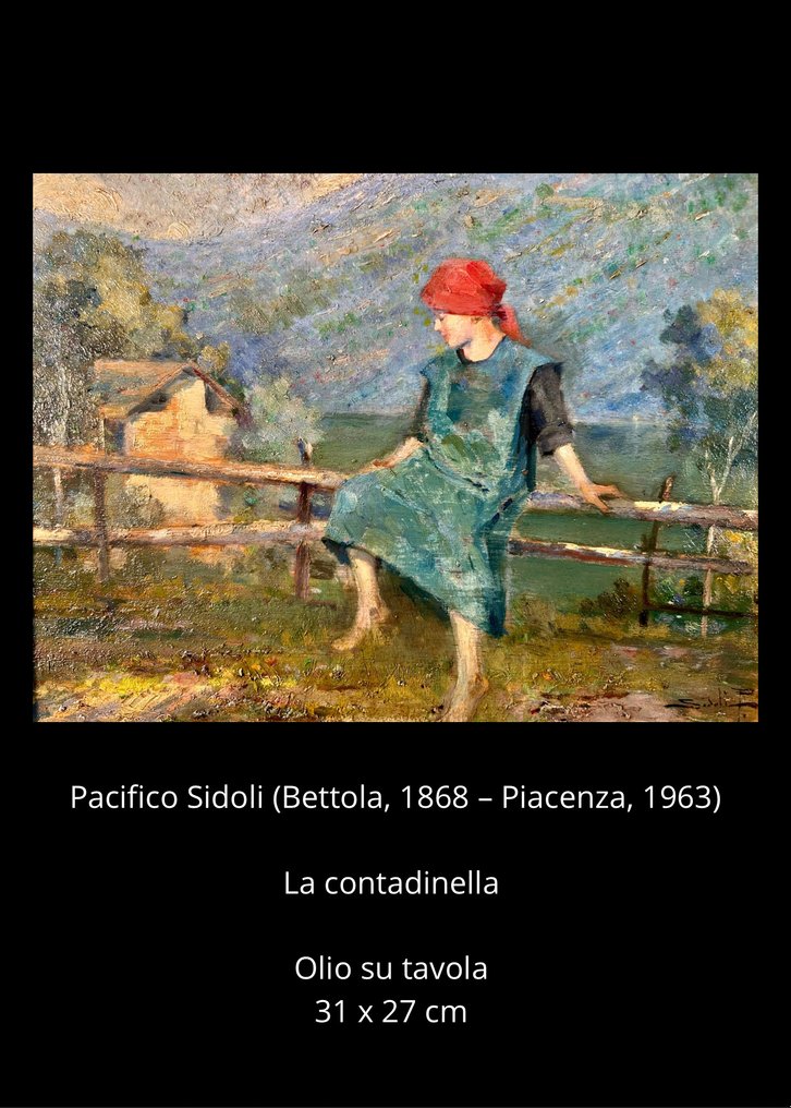 Pacifico Sidoli (1868-1963) - La Contadinella #3.2