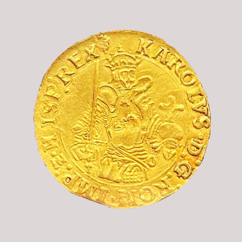 Olanda Spaniolă, Brabant, Antwerpen. Karl V. (1519-1556). Gouden reaal 60 stuivers ND (1546-1556) #1.1