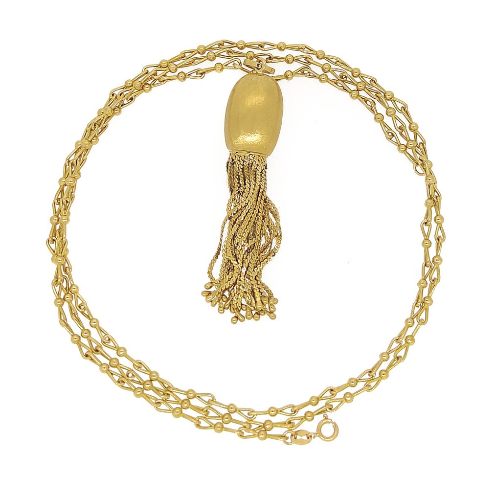 Necklace with pendant - 18 kt. Yellow gold #1.1