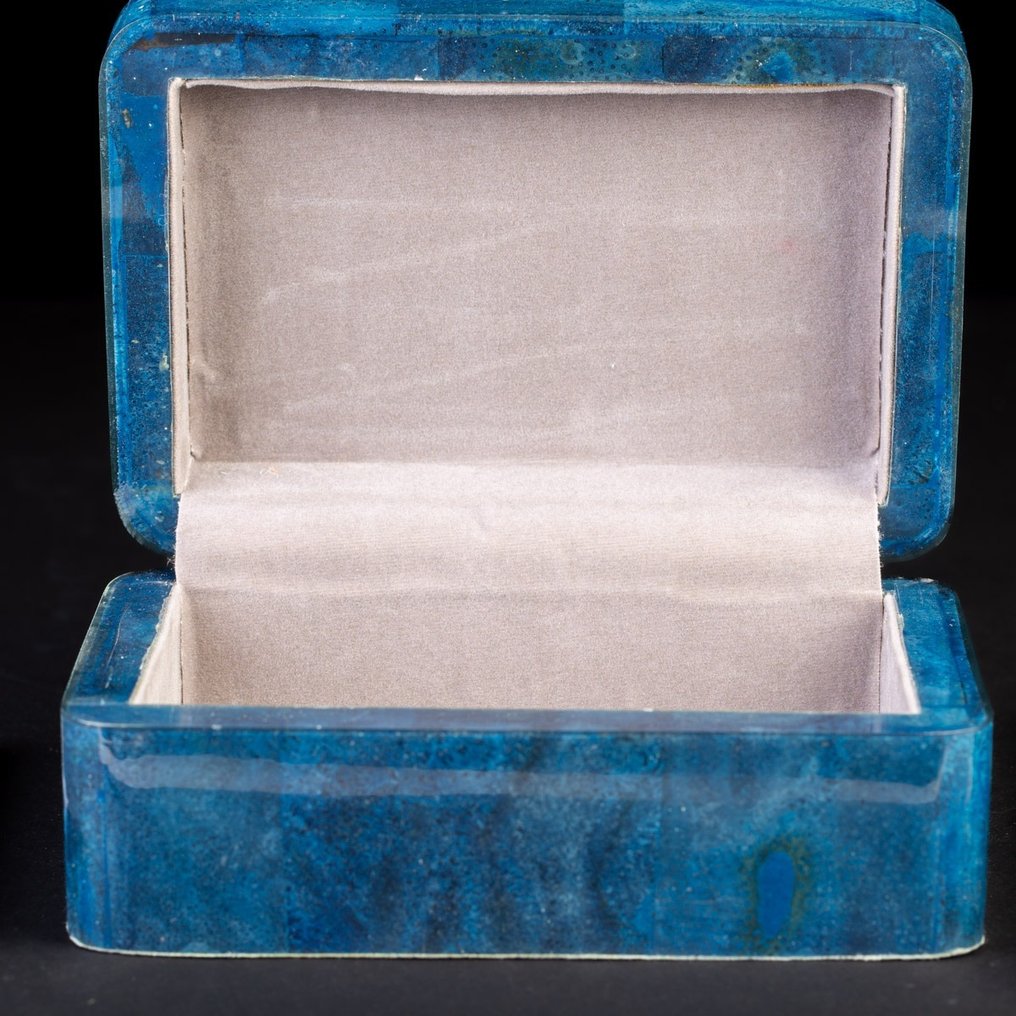 Portagioie - Exclusive Jewelry Box - Natural Blu Coral - Luxury Item - Heliopora Coerulea #1.2