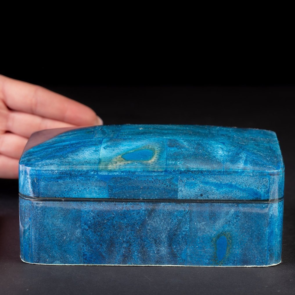 Portagioie - Exclusive Jewelry Box - Natural Blu Coral - Luxury Item - Heliopora Coerulea #2.1