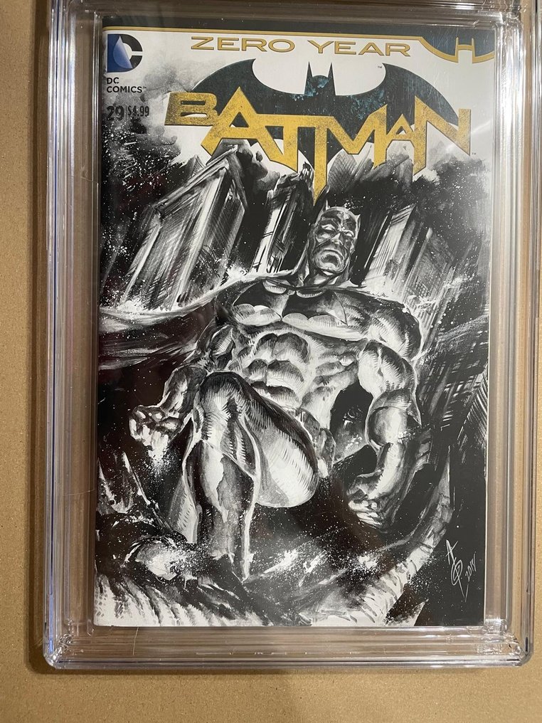 Batman #29 - Signed & Sketched on Front and Back Cover by Alan Quah - 1 Graded comic - CGC 9.8 #2.2