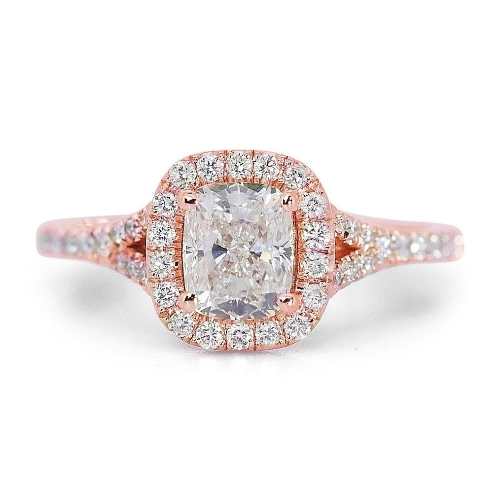 Anillo - 18 quilates Oro rosa -  1.88ct. tw. Diamante  (Natural) - Diamante - Diamante de talla ideal #1.1