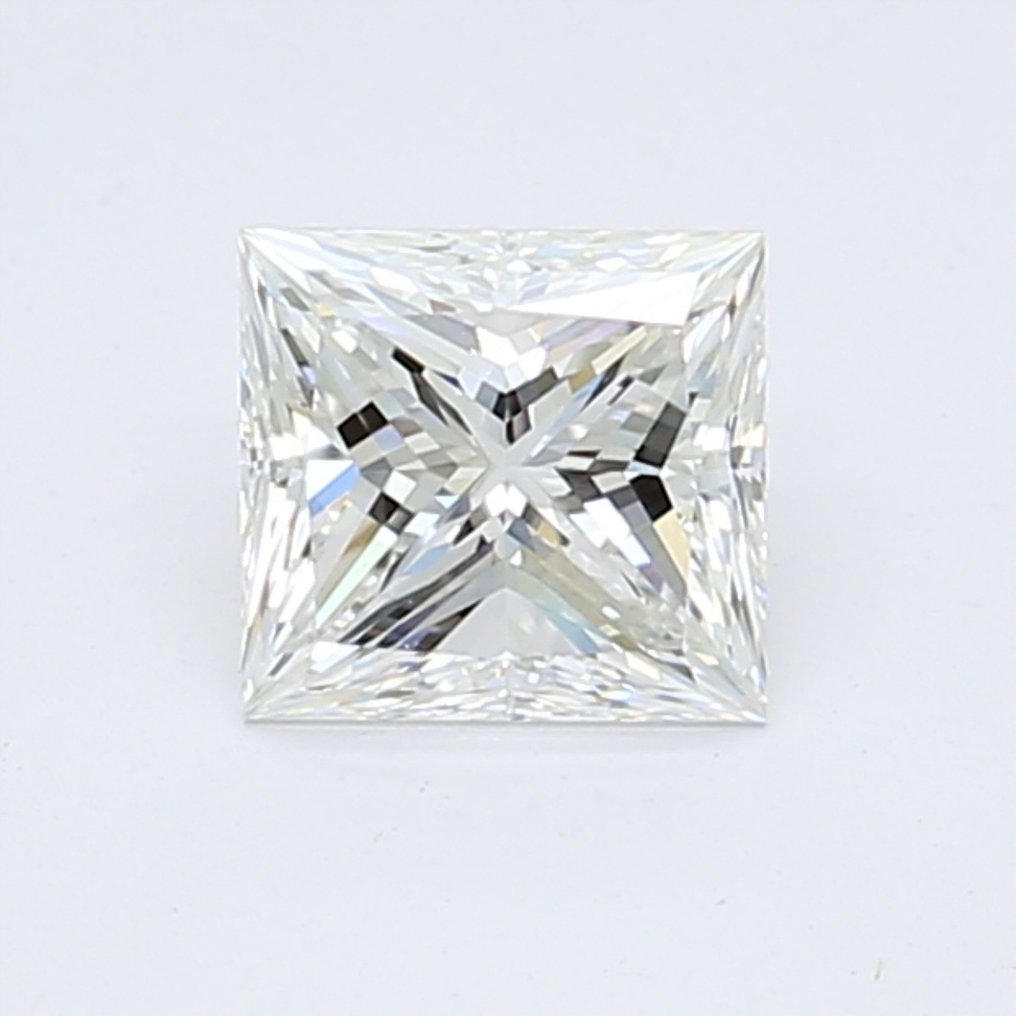 1 pcs Diamant  (Naturelle)  - 0.90 ct - Carré - F - VVS1 - Gemological Institute of America (GIA) #1.1