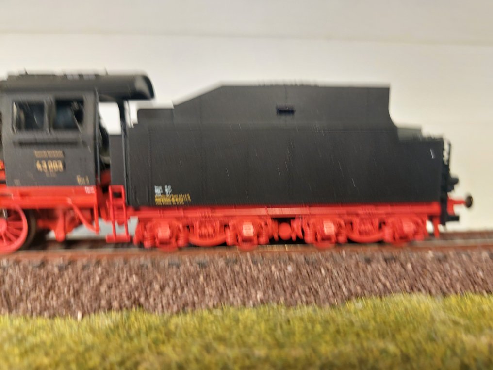 Fleischmann H0 - 414371 - Locomotora de vapor con ténder (1) - BR 43 003, con decodificador de sonido DCC - DRG #3.2