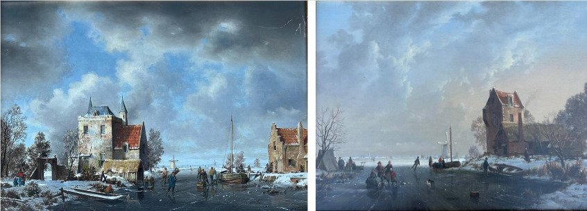A De Groote (XX) - Dutch winter scenes #1.1