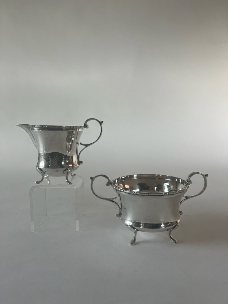 W.G.Sother & Co - Sugar and cream set (2) - .925 silver #2.1