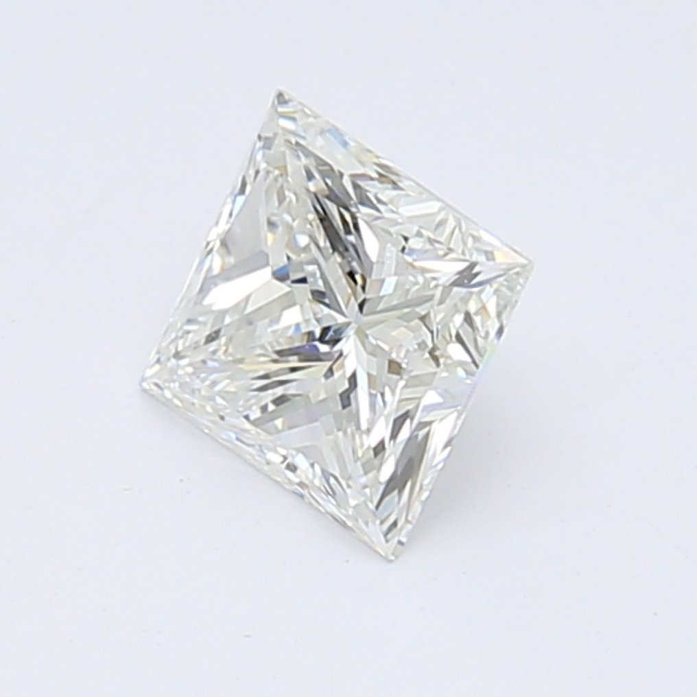 1 pcs Diamant  (Naturelle)  - 0.90 ct - Carré - F - VVS1 - Gemological Institute of America (GIA) #1.2
