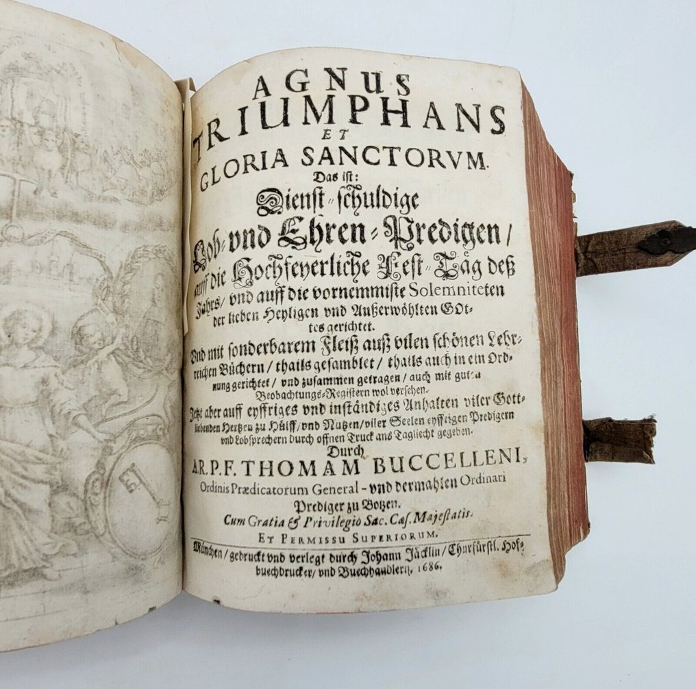 Thomas Bucellanus - Actaeon Evangelicus, Agnus Triumphans Et Gloria Sanctorvm - 1685 #3.3
