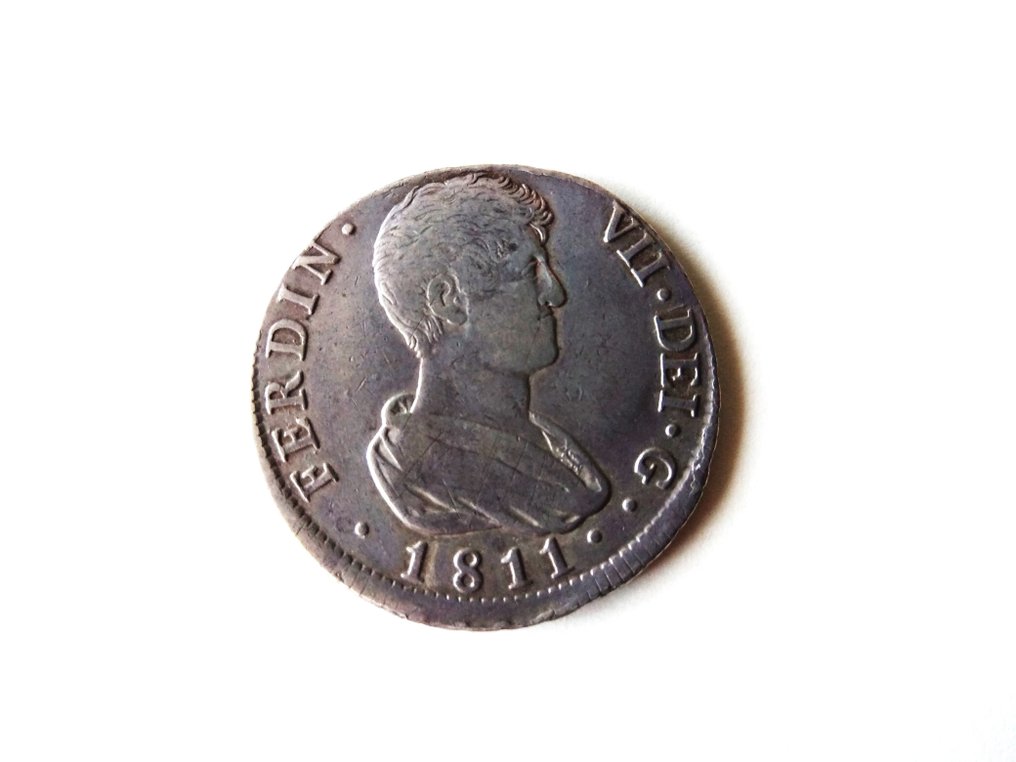 Espanha. Ferdinand VII (1808). 4 Reales 1811, Valencia SG #1.1