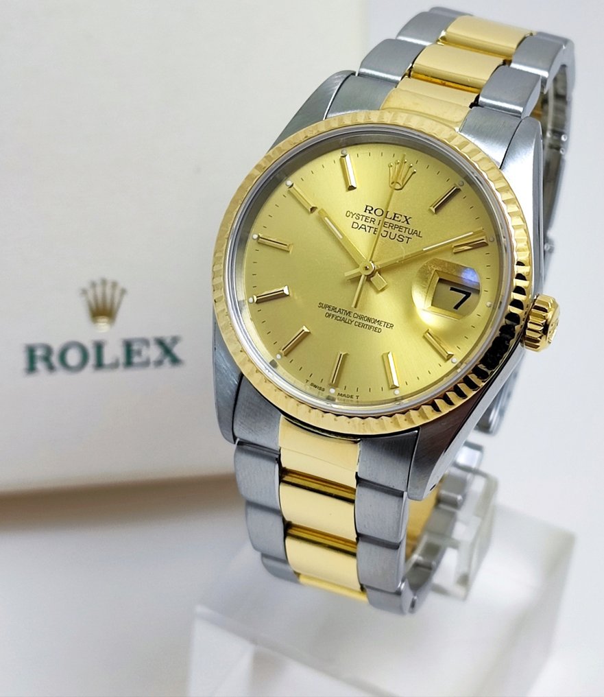 Rolex - Oyster Perpetual Datejust Gold/Steel - 16233 - Bărbați - 1993 #1.1